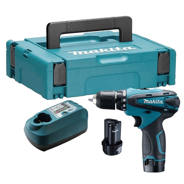 Perceuse visseuse 10.8V Li-Ion Ø10 mm (2x1,3 Ah) - MAKITA DF330DWJ