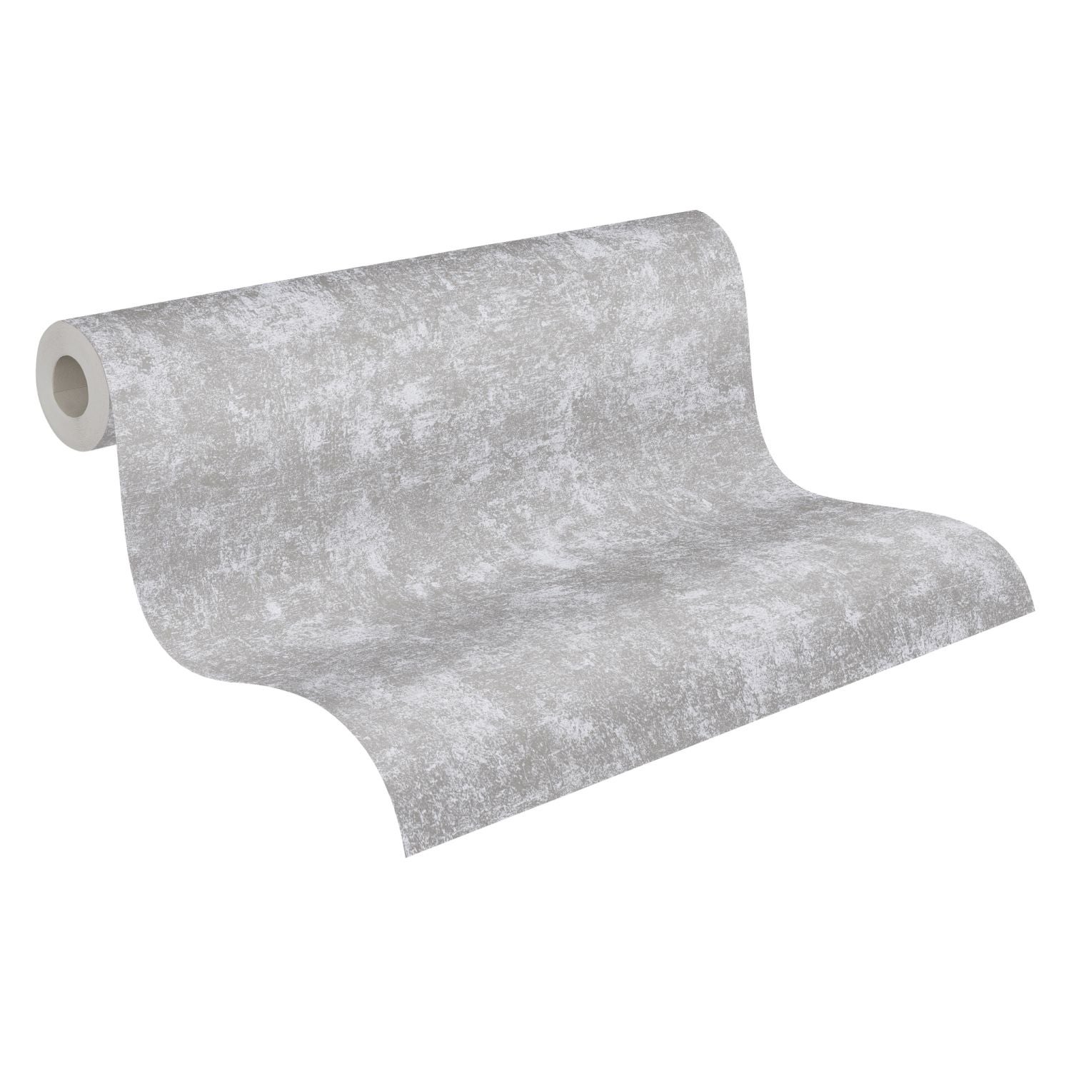 Tapeta metalowe talerze srebrnym,szarymImetalicznym - 53 cm x 10.05 m - LIVINGWALLS