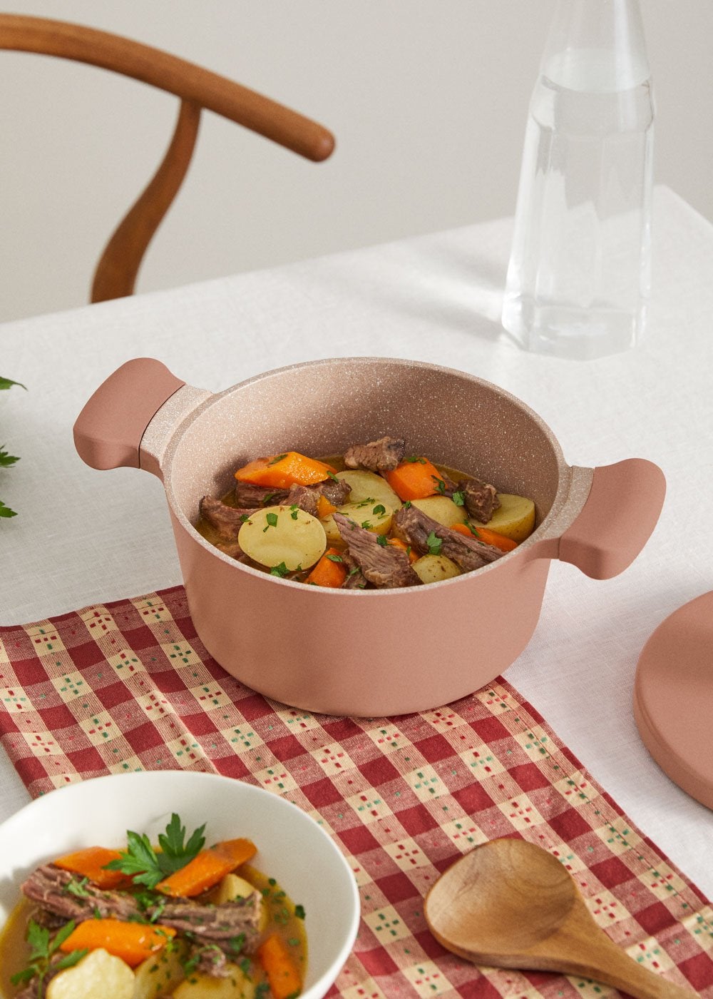CREATE - POT STUDIO - Odlewany aluminiowy garnek z ceramiczną wkładką - Moka