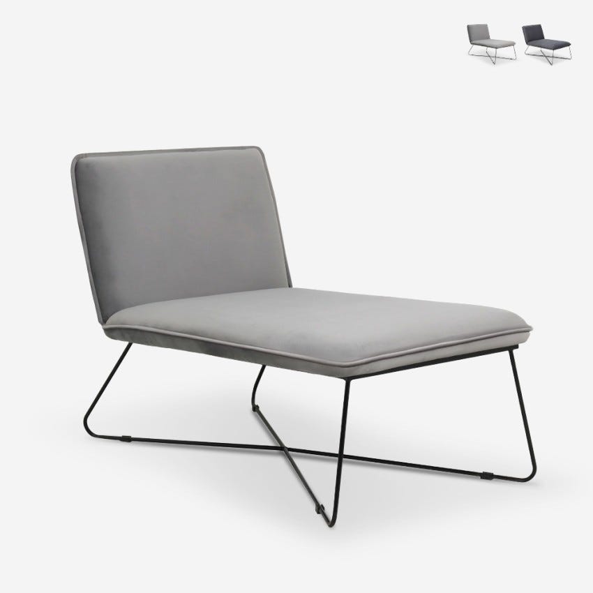 FantasDecor Chaise Lounge - Chaise Lounge in velluto per chaise longue e chaise longue in velluto ultra morbido lavabile in lavatrice, grigio FantasDecor Chaise Lounge - Chaise Lounge in velluto per chaise longue e chaise longue in velluto ultra morbido lavabile in lavatrice, grigio