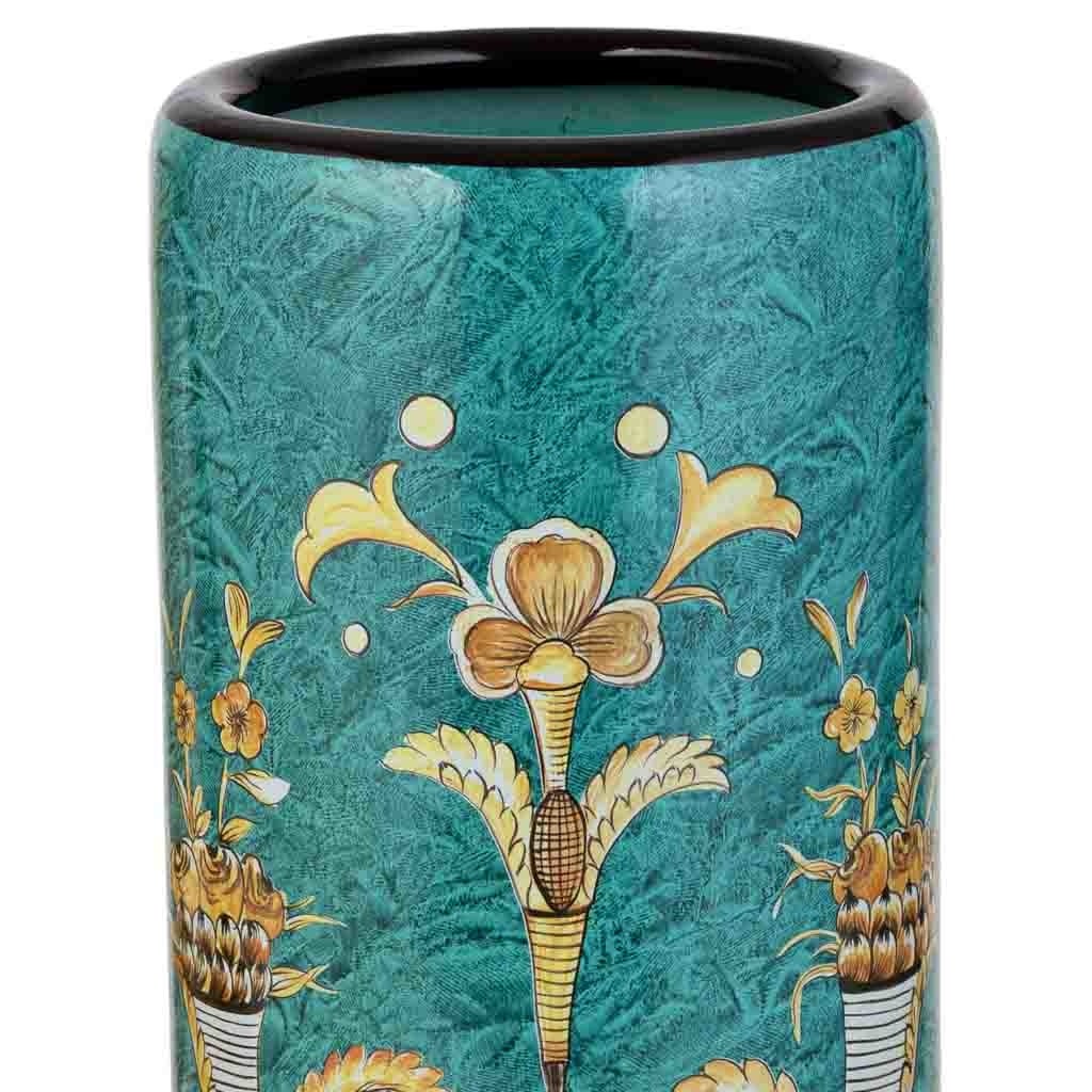 Porte-parapluie en céramique vert D22x45 - 4