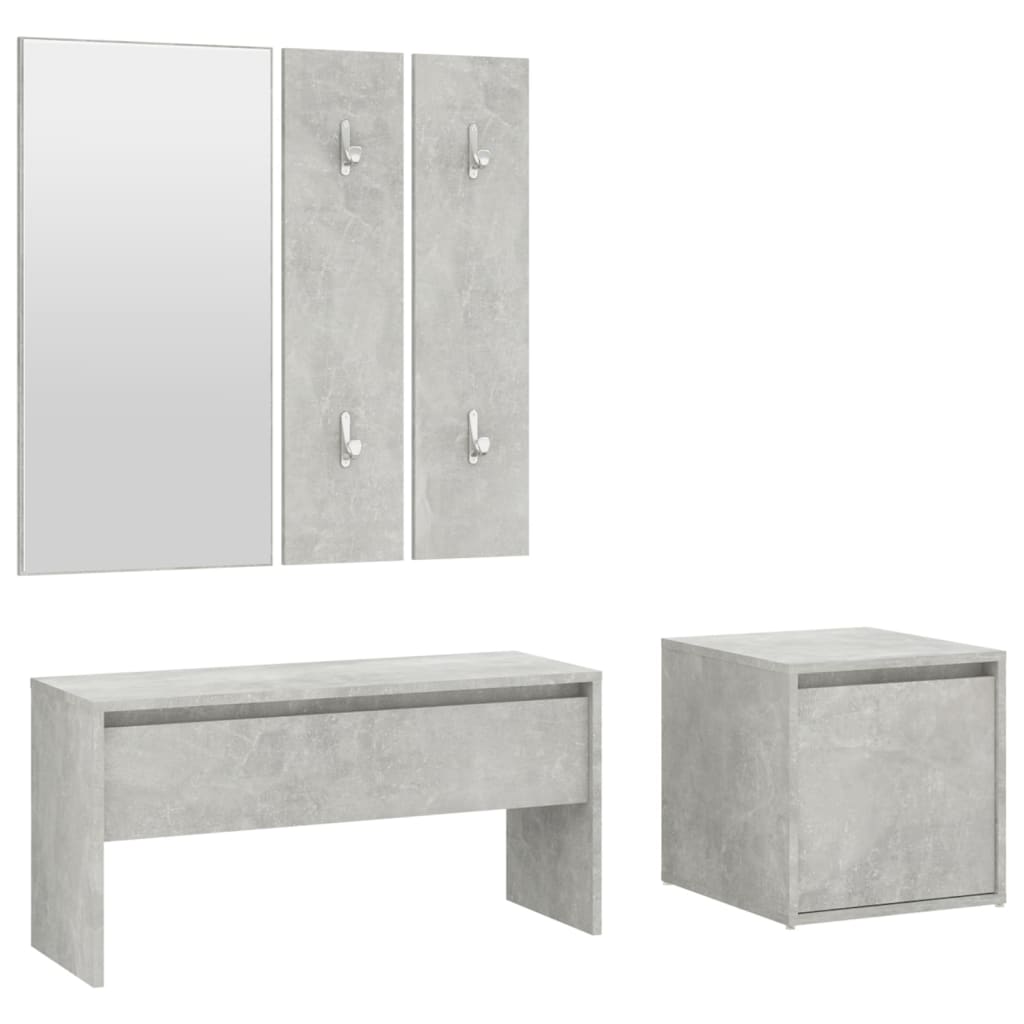 Ensemble Meuble à Chaussures + Banc + Garde-robe Avec Miroir - 2 Portes Et 2 Tiroirs 100x38x180cm Panneau De Particules Blanc Et Naturel 95495558 Ensemble Meuble à Chaussures + Banc + Garde-robe Avec Miroir - 2 Portes Et 2 Tiroirs 100x38x180cm Panneau De Particules Blanc Et Naturel 95495558