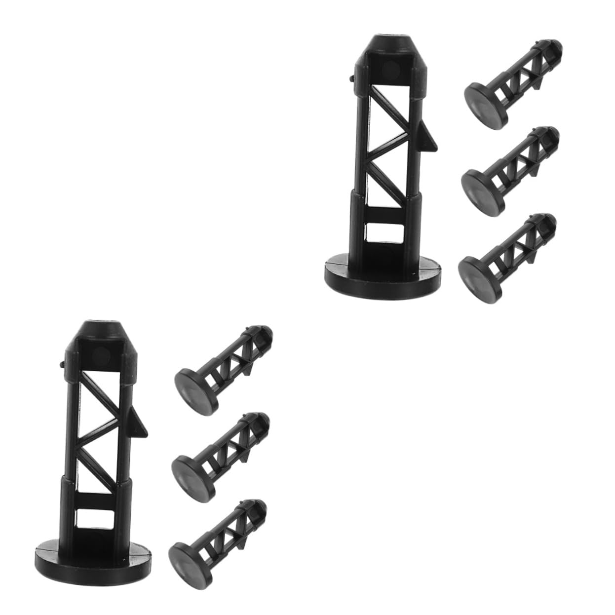 Goupille Couvercle Poubelle Lot De 8 Loquets En Plastique Pour Poubelle à Roulettes 32l Clips De Verrou Poubelle 32 Litres