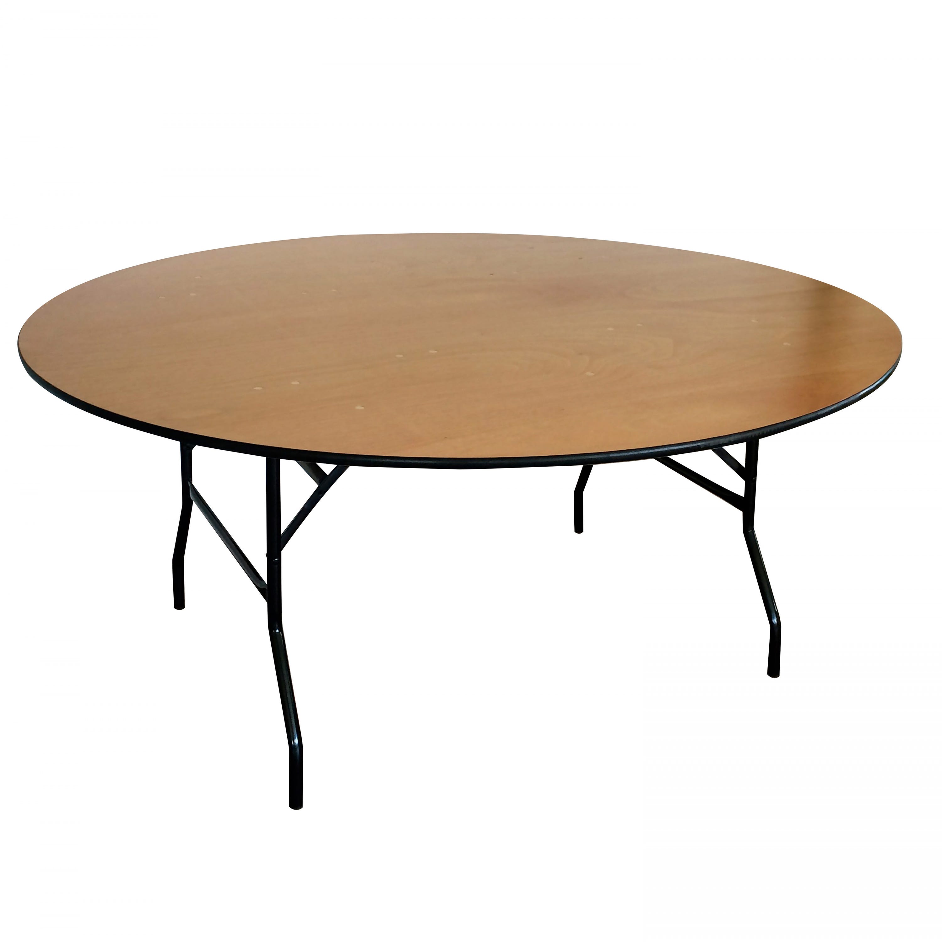 Tavolo rotondo pieghevole da 66 cm per giardino esterno in legno di teak certificato Tavolo rotondo pieghevole da 66 cm per giardino esterno in legno di teak certificato
