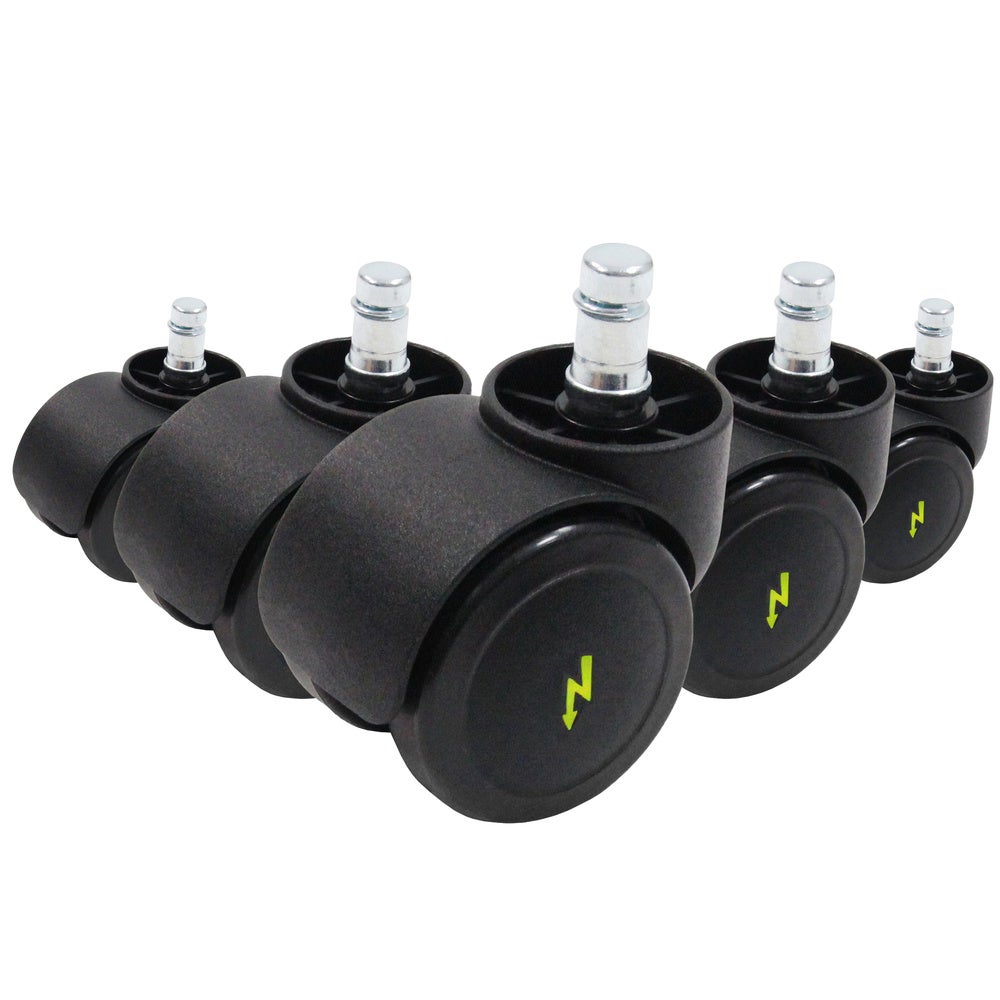 Kółka do krzeseł 5x ROLO ESD 10mm/50mm Czarny hjh OFFICE