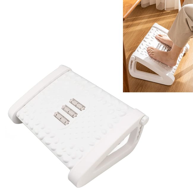 Poggiapiedi sotto la scrivania, Poggiapiedi sotto la scrivania ad