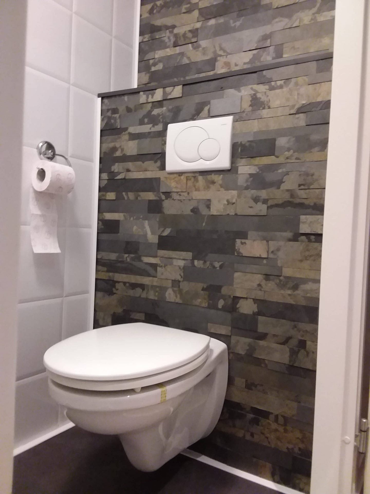 Revestimiento de Pared Tira Autoadhesiva de Piedra Natural Otoño Rústico – 60x15 cm, Grosor 0,2/0,4 cm - 2