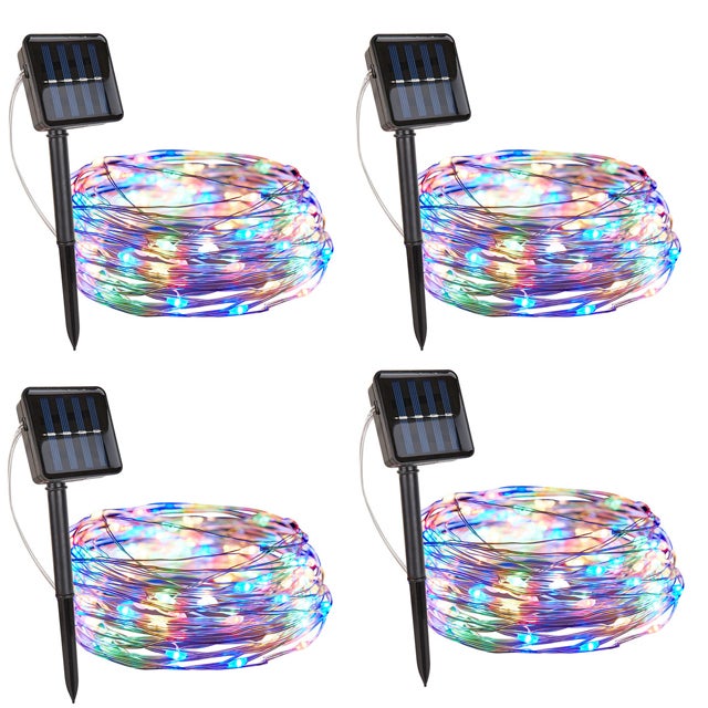 m LED Solar Modes LED Outdoor Light Festoon Garden Lamp Fairy Lighting Garland Waterproof Christmas Garland Yard Light Multicoloured Light
