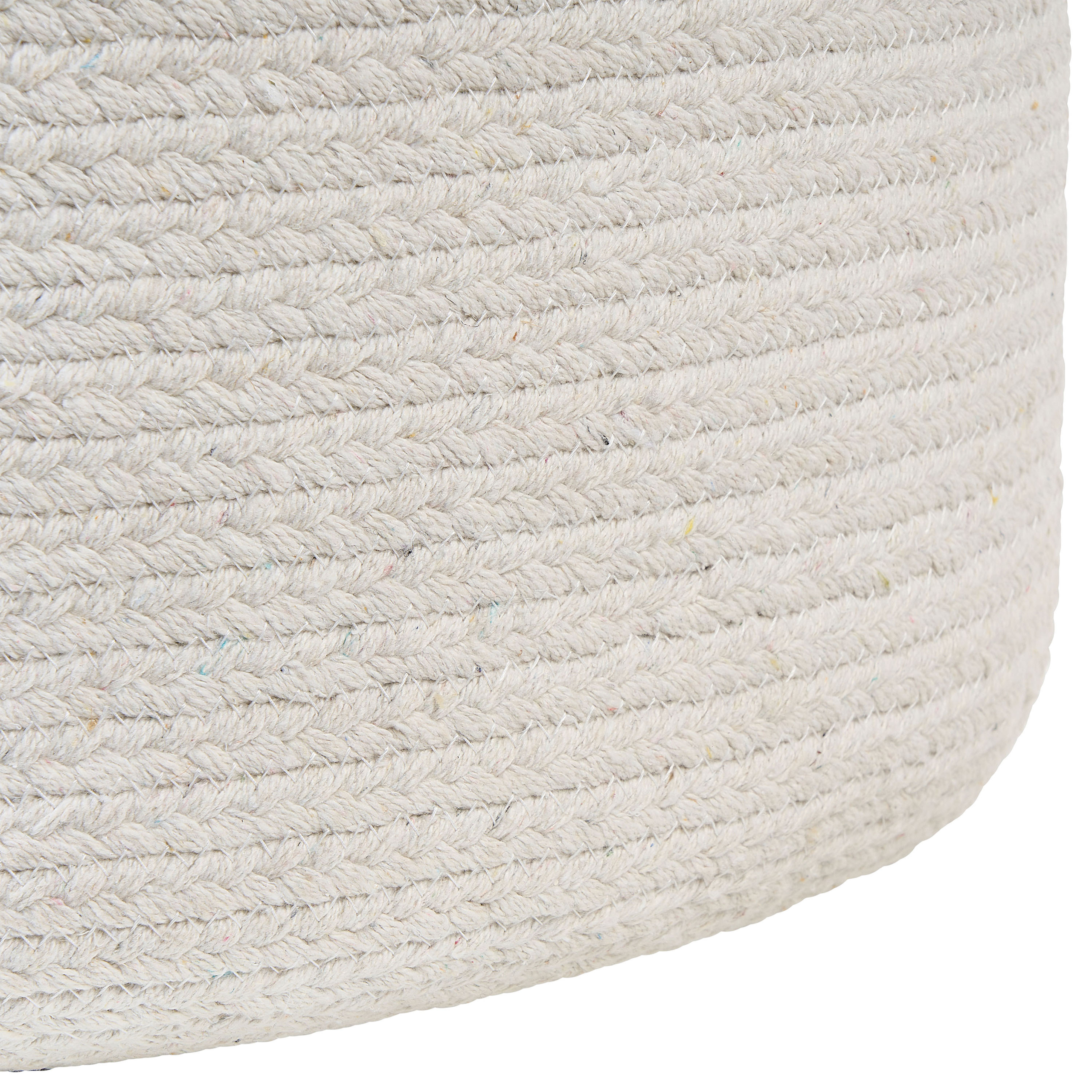 Pouf DALAMA Jute Blanc - 7