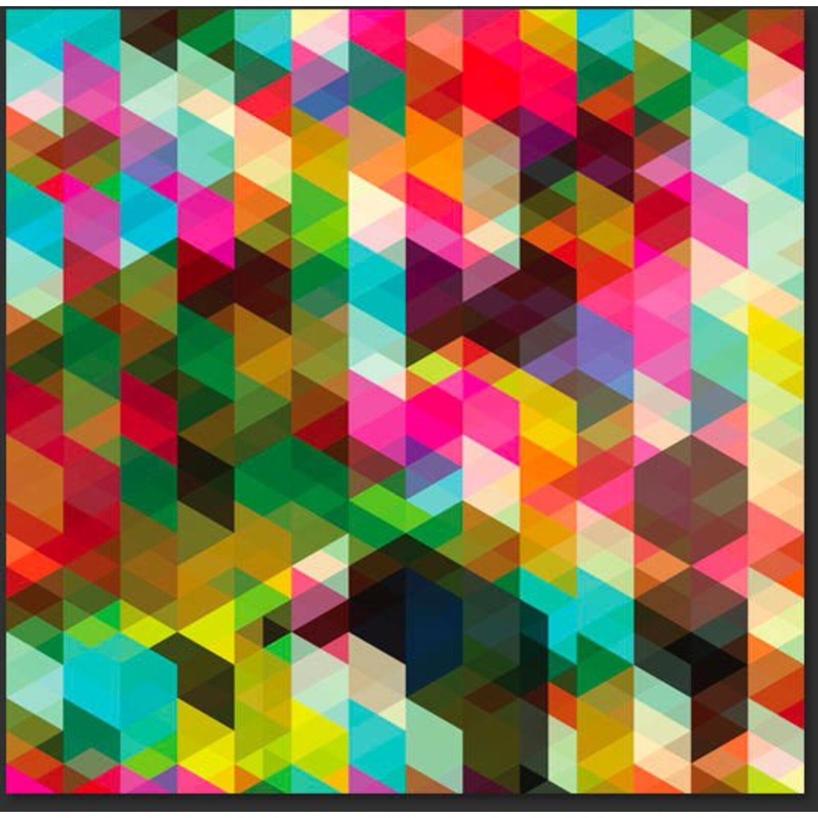 Papier peint géométrie colorée - 250 x 193 cm - 2