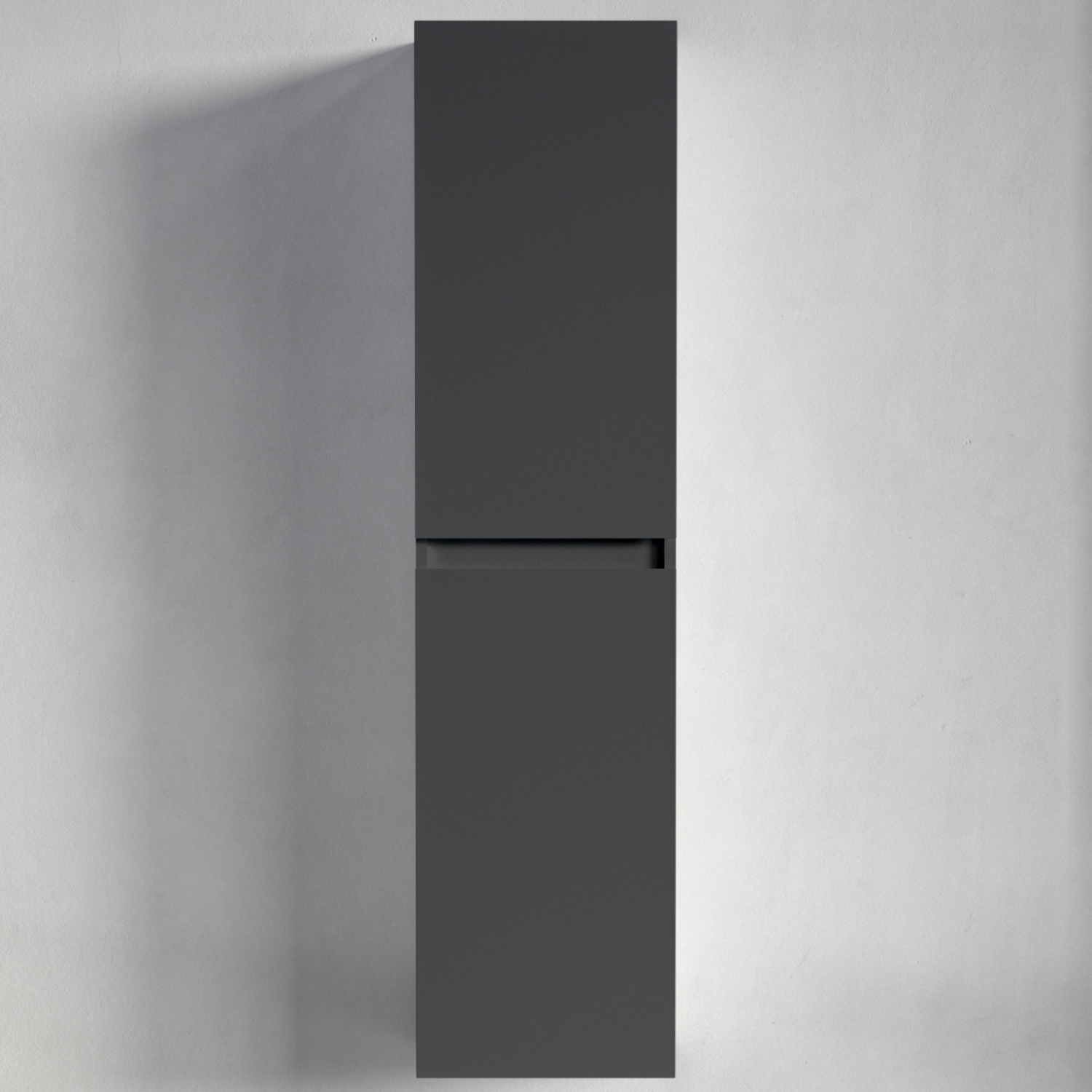 LOMAZOO colonne salle de bain Marbella noir mat - 140cm - 4