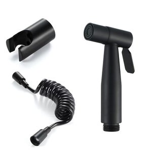 Robinet De Bidet Noir HUODAY – Laiton, Mural, Angle Réglable, Neuf