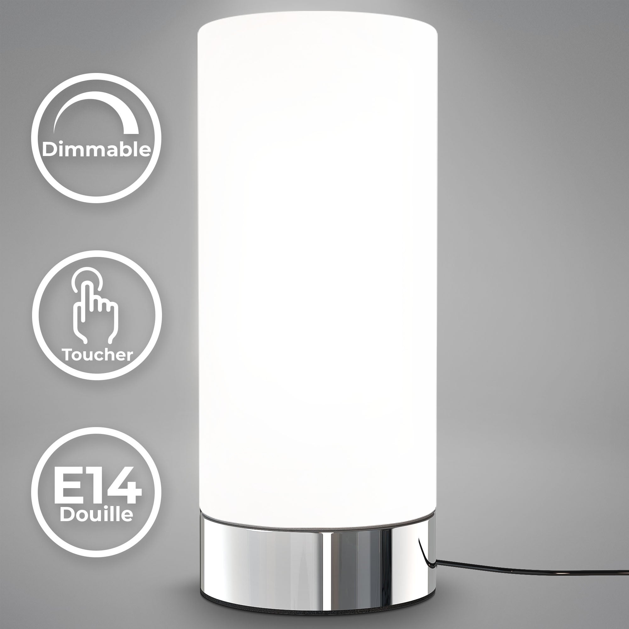 Lampe à Pince LED B.K.Licht 5W - Blanc Chaud 3000K | Bureau, Lecture, Éclairage Ciblé