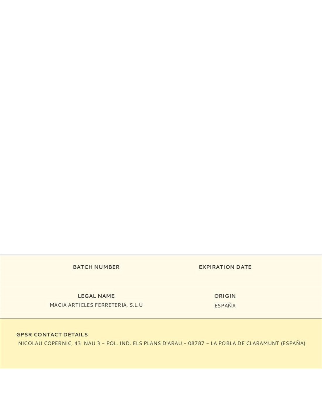 Plaque boîte aux lettres edm - 3