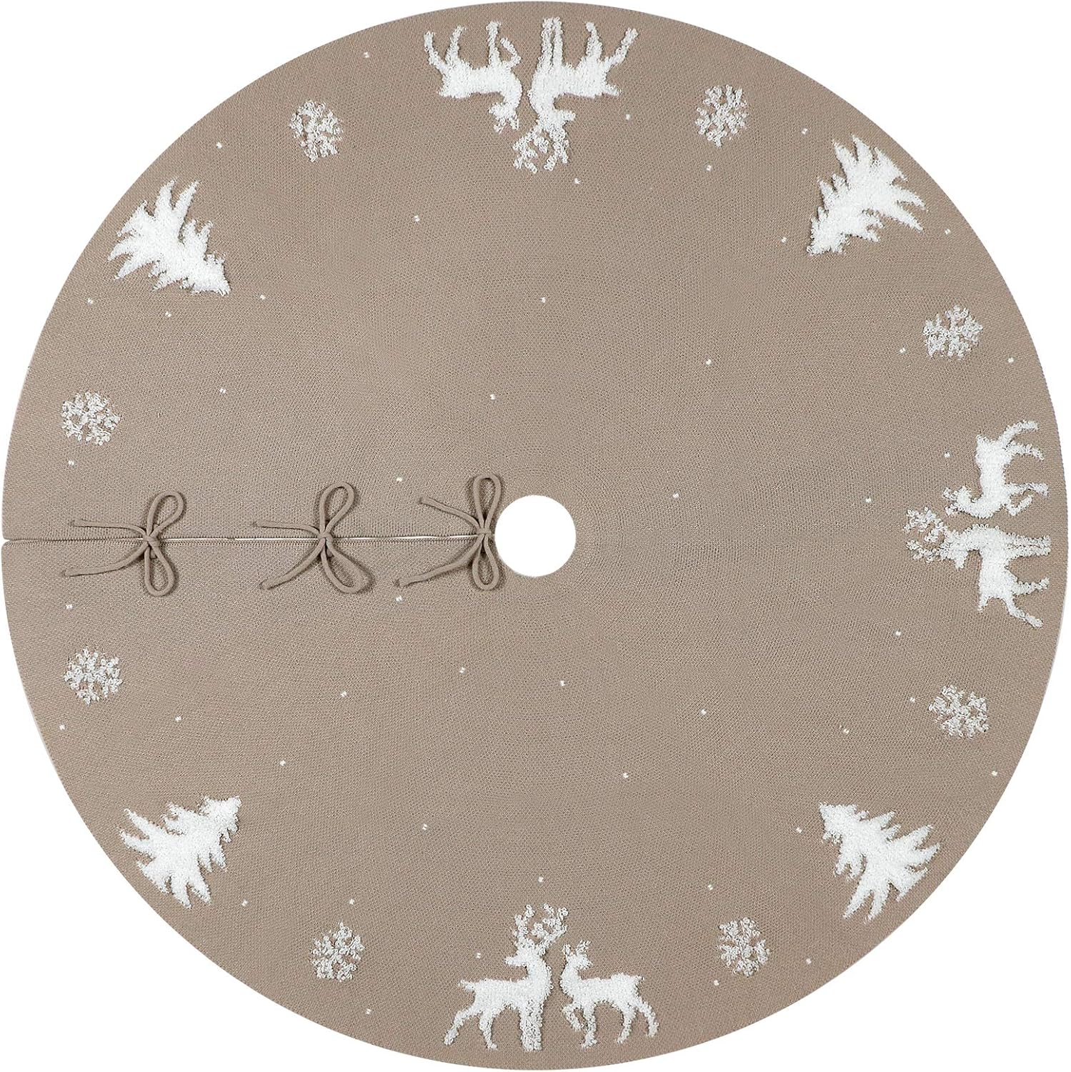 Jupe Sapin de Noël,Tablier de Sapin de Noël,Motif Père Noël,Tapis de