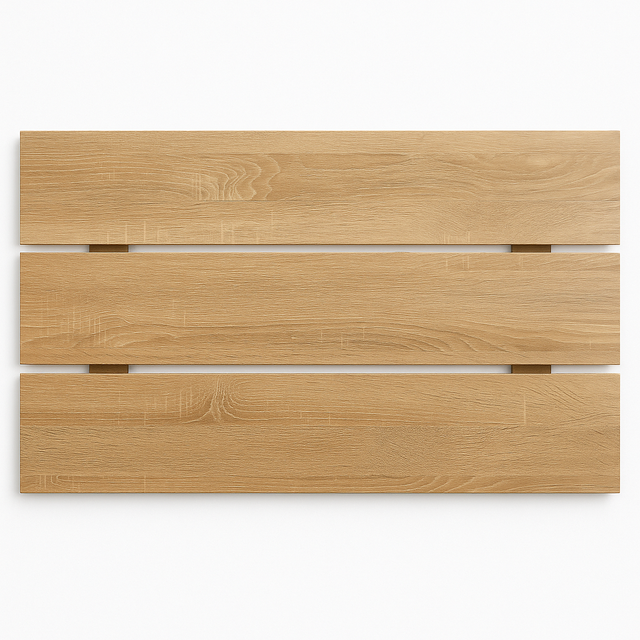 DUPI Cabecero Aitana de Madera para Cama de 150 cm – Estilo Nórdico, 160x59 cm, Fácil de Instalar – Color Taupé