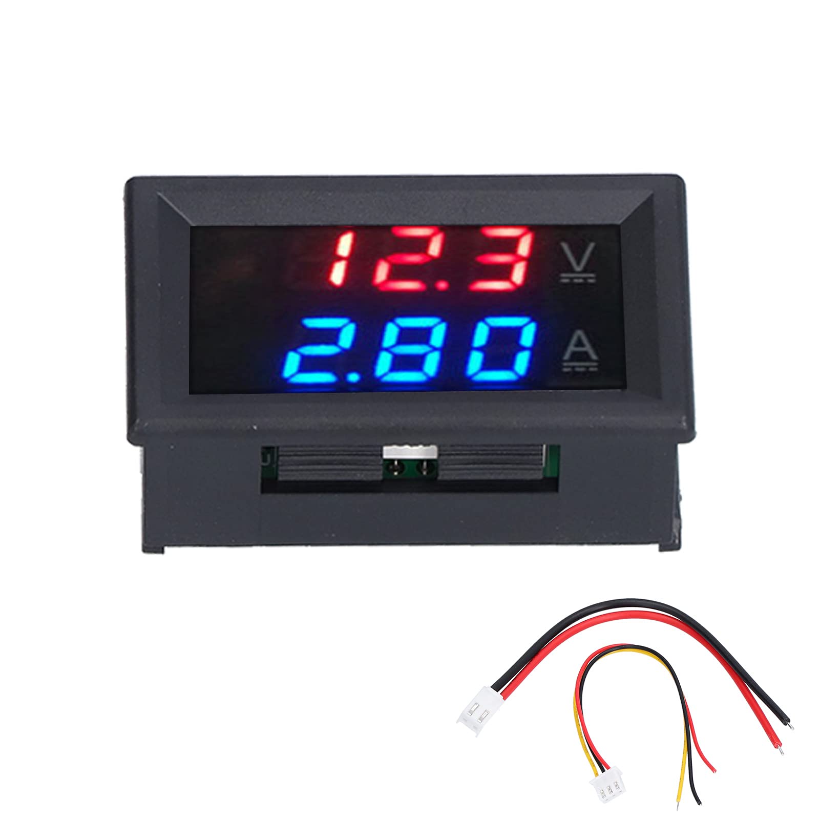 GOFORJUMP Voltmetro Per Auto Digitale Termometro Misuratore Di Temperatura Monitor Batteria Rosso Blu LED Doppio Display 2 In 1 DC 12V 24V Voltmetro Automatico - Foto 10