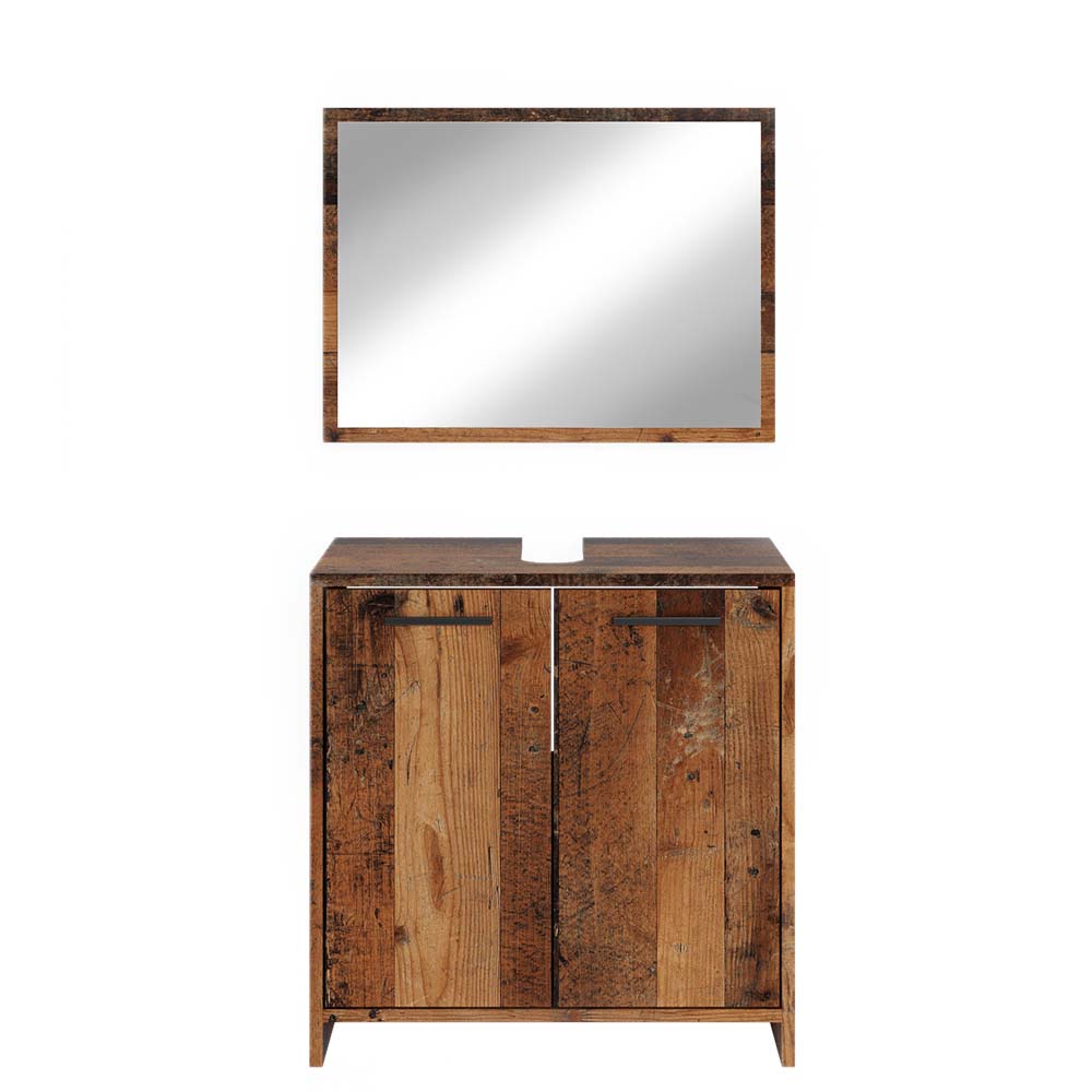 Vicco Zestaw mebli łazienkowych Kiko, Rustykalny dąb, 2 części