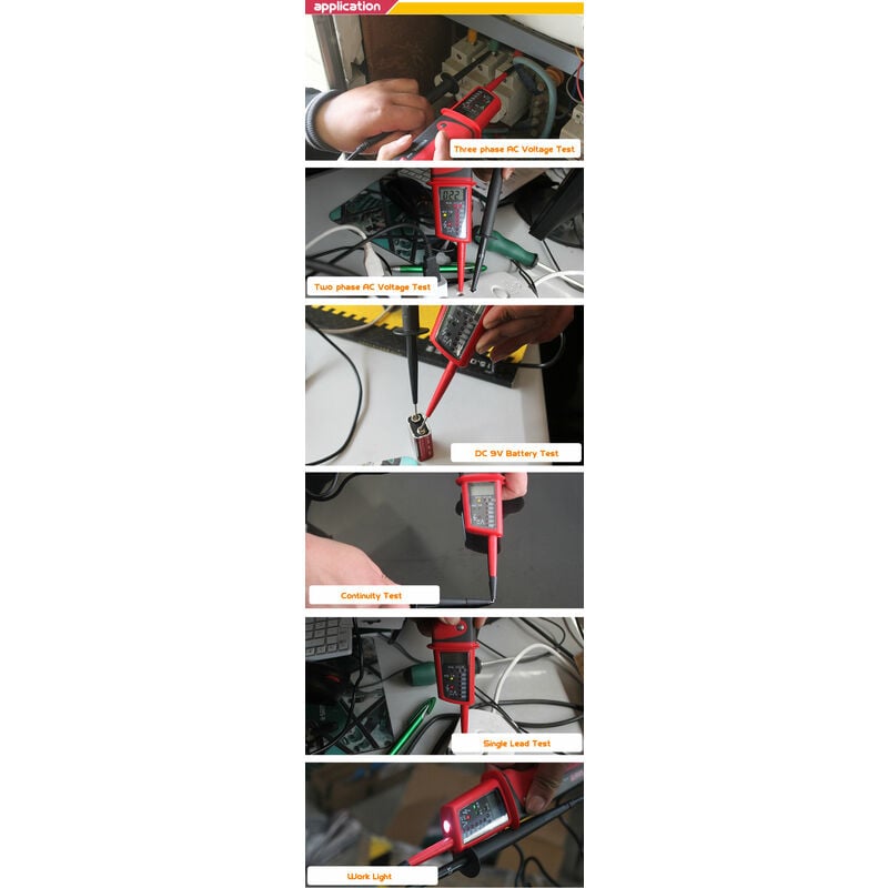 UNI-T UT15C Type étanche testeur de tension crayon de Test d'induction ...