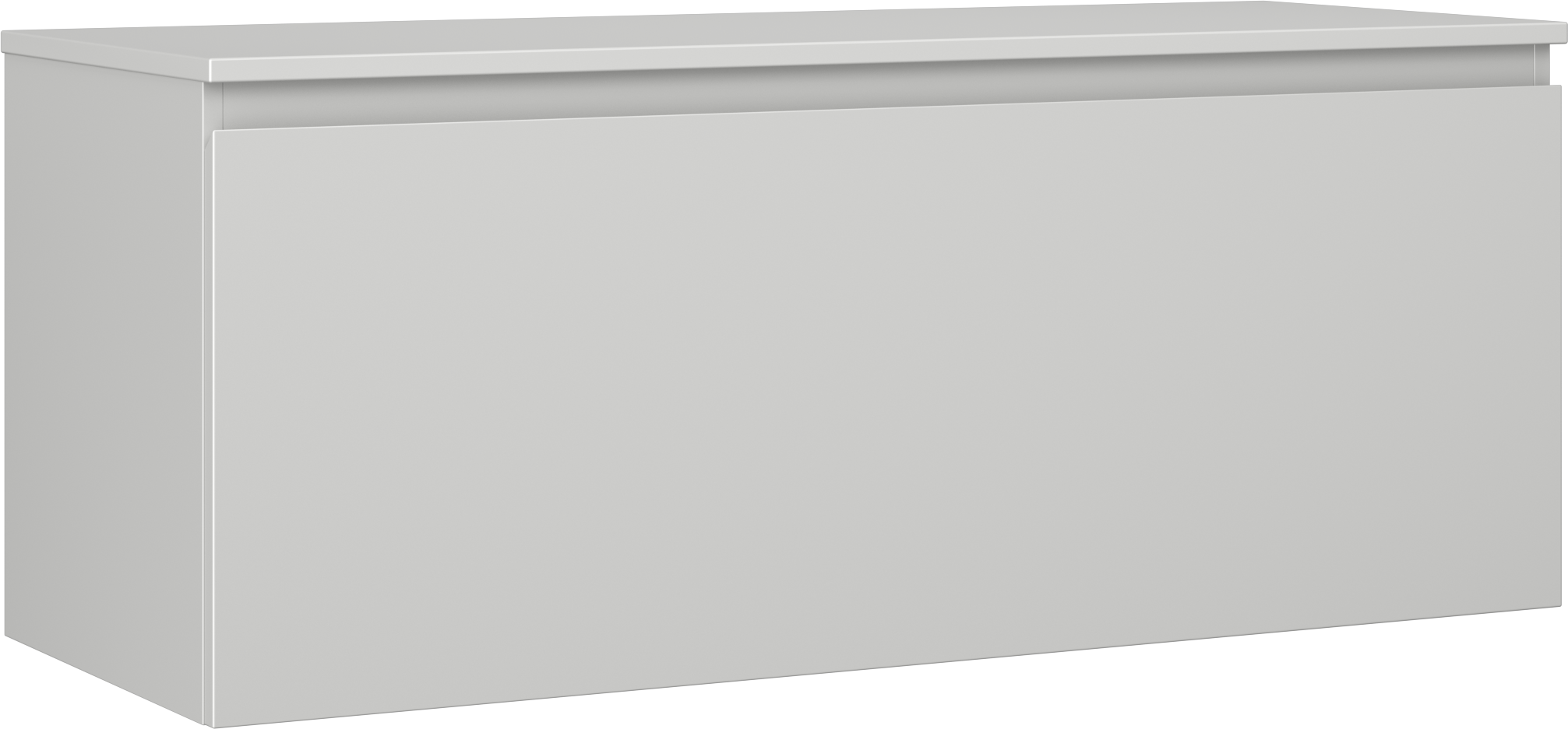 Mexen Orio szafka łazienkowa podumywalkowa 120 cm z blatem, 1 szuflada, szara mat - 91A10-12047-1-BFC62