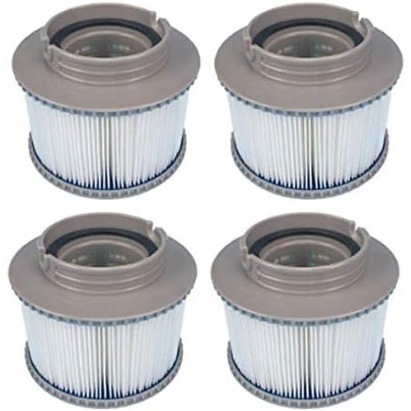 Filtr basenowy, zestaw 4 filtrów zamiennych do pompy filtrującej MSPA FD2089, do istniejących spa MSPA