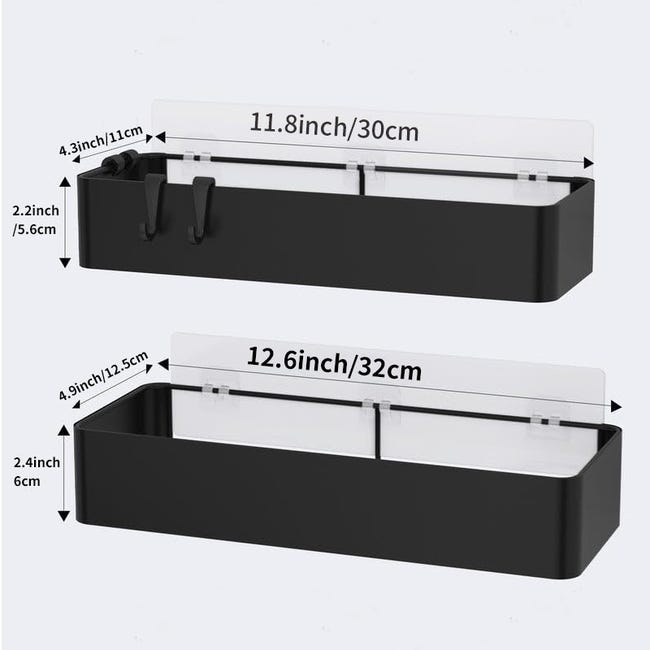 Mensola Da Doccia Antiruggine Da Parete - Organizer Per Bagno Senza Fori Soluzione Salvaspazio E Facile Da Installare 50 Cm 89076634 Mensola Da Doccia Antiruggine Da Parete - Organizer Per Bagno Senza Fori Soluzione Salvaspazio E Facile Da Installare 50 Cm 89076634