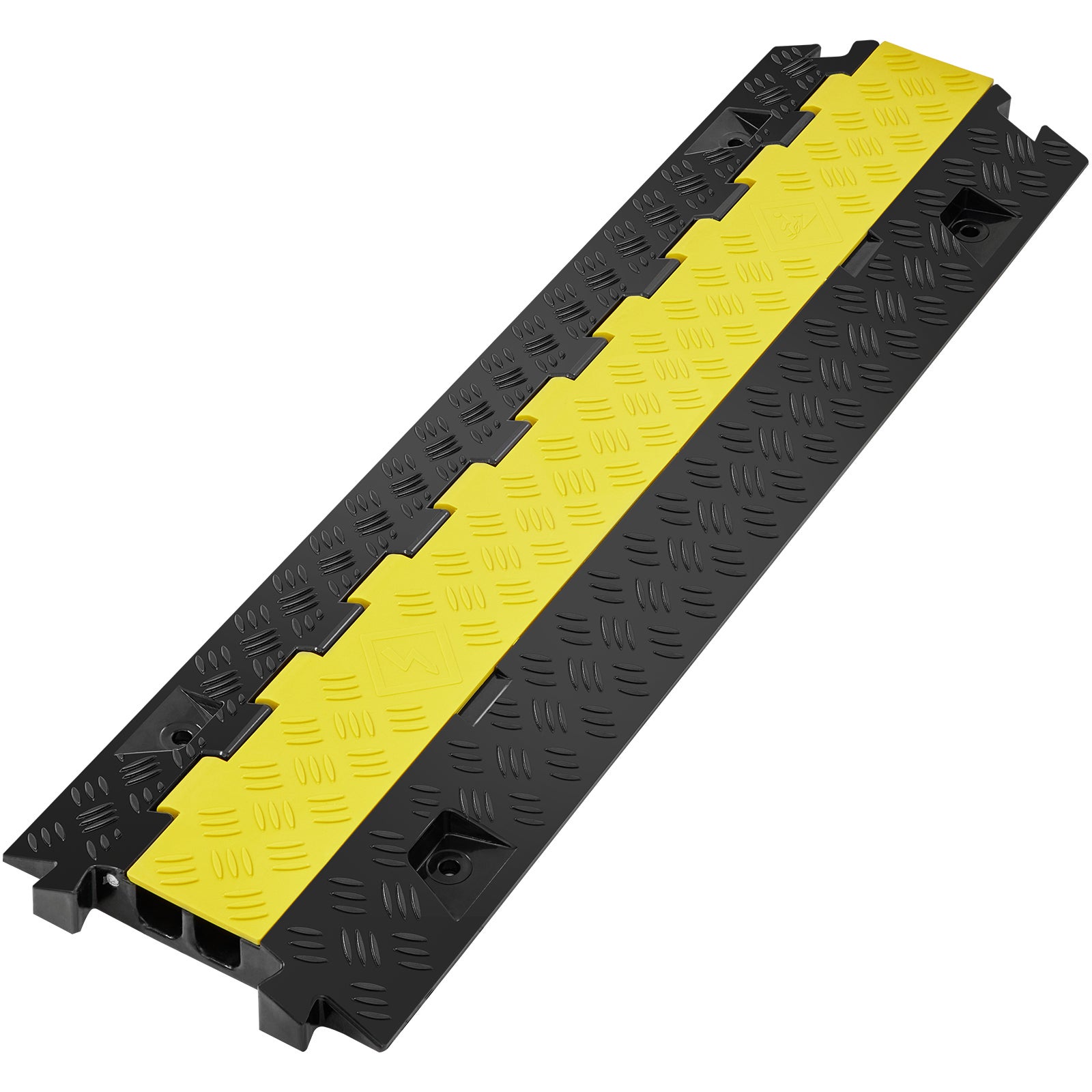 Rampe protezione cavo a SucceBuy 2 canali,capacità 22.000 lb in TPU resistente,dosatore velocità con coperchio in TPR,per uso interno ed esterno - 3