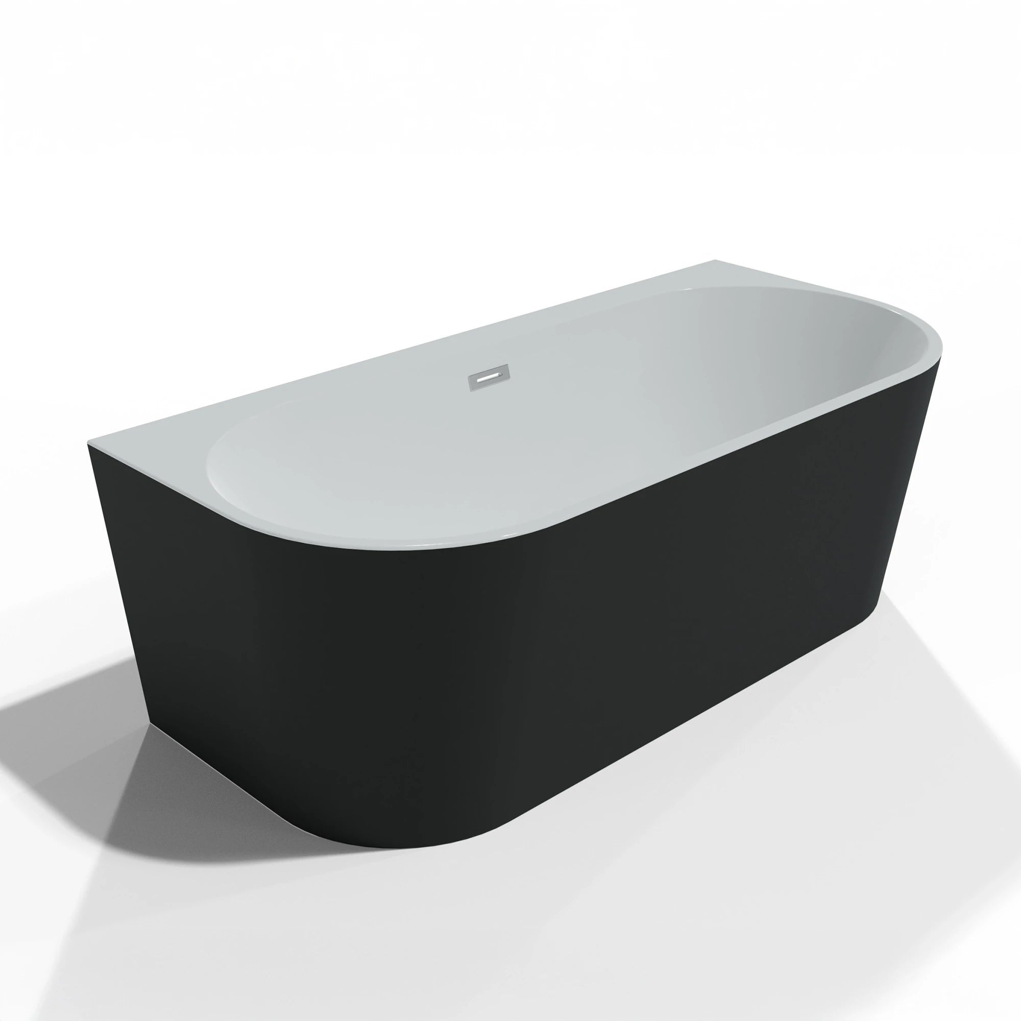 Baignoire Ilot Naos 170 noire 170 x80 x58 cm, by SPALINA - 7