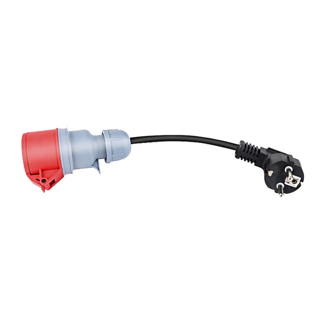 XZEV Adaptateur Type 2 Vers Schuko 16A 3.6kW - Charge Voiture Électrique, Moto, Trottinette - IP46 TUV CE