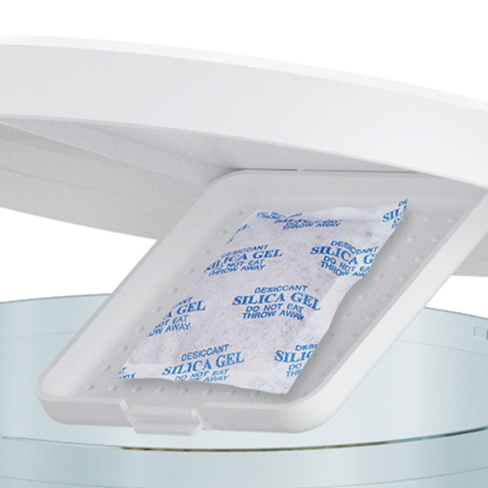 4L Distributeur de Croquettes pour Chat et Chien Blanc Distributeur Automatique de Nourriture avec Bol en Acier Inoxydable - 4