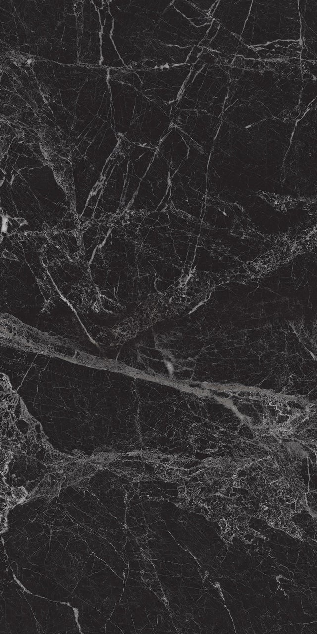 Carrelage sol / mur effet marbre noir MAJESTIC BLACK l.60 x L.120 cm Brilliant LIMCARO
