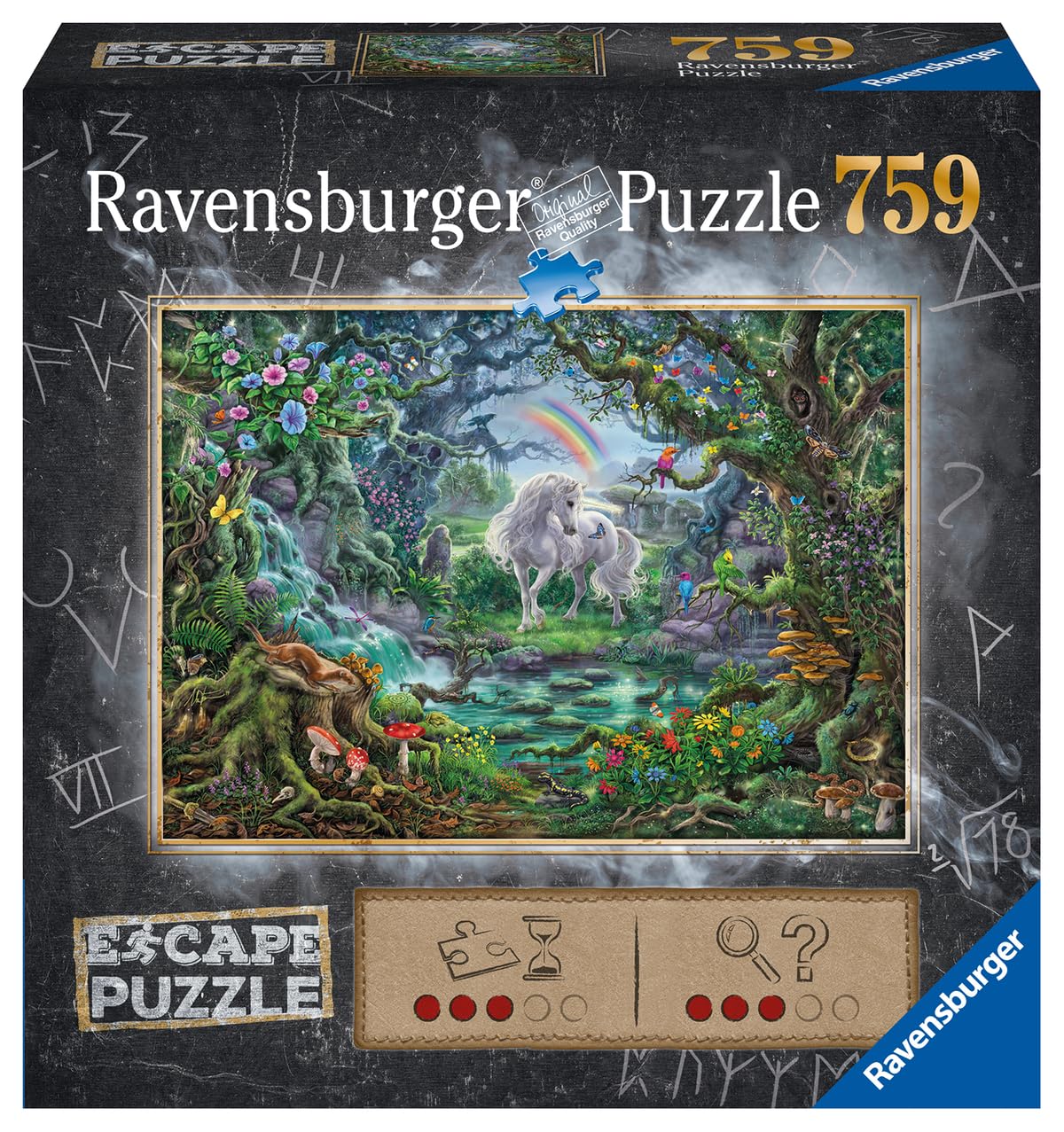 Ravensburger Puzzle 759 Pz - Escape The Puzzle - Unicornio - Imagen 4