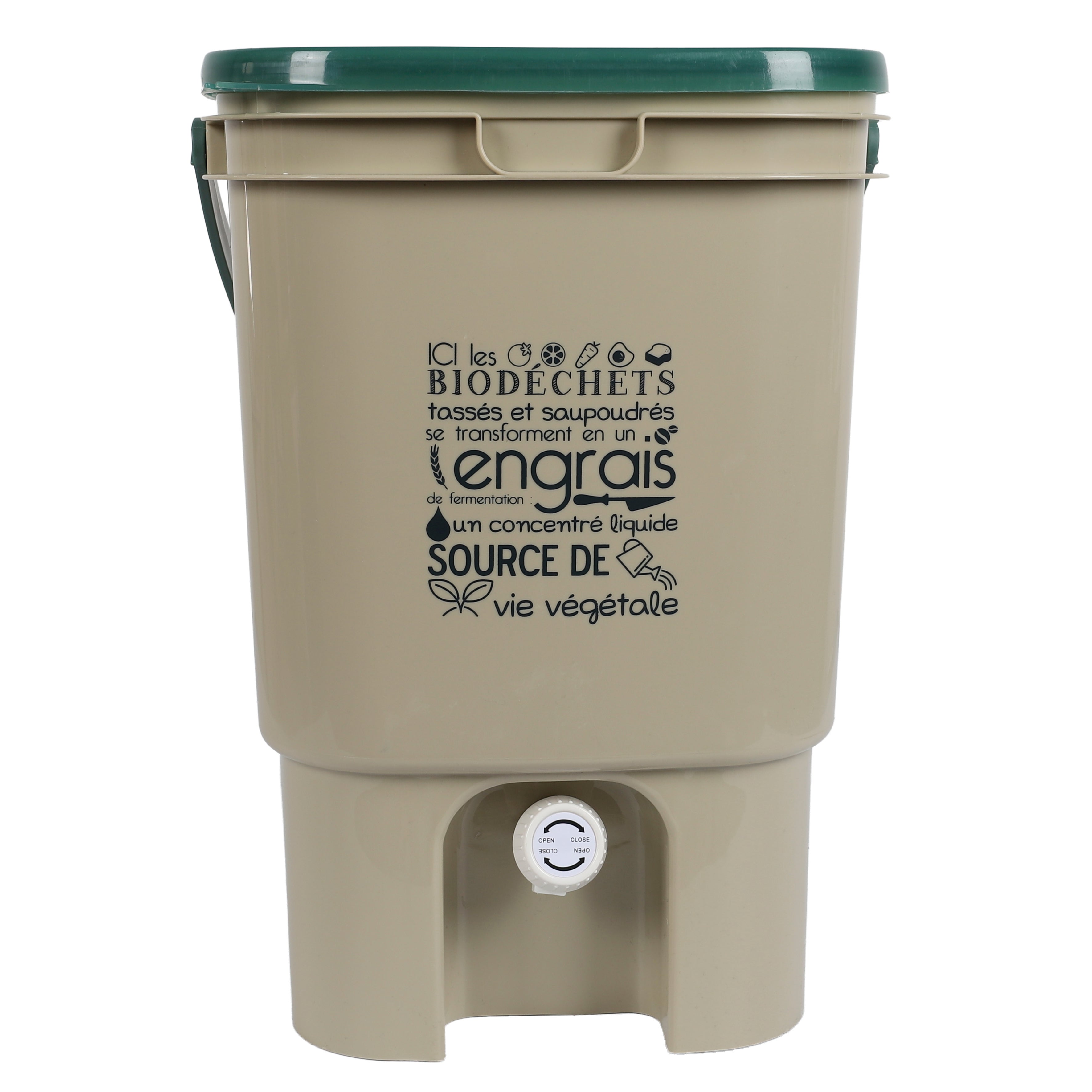 Composteur De Cuisine Avec Robinet Et Spray - 4