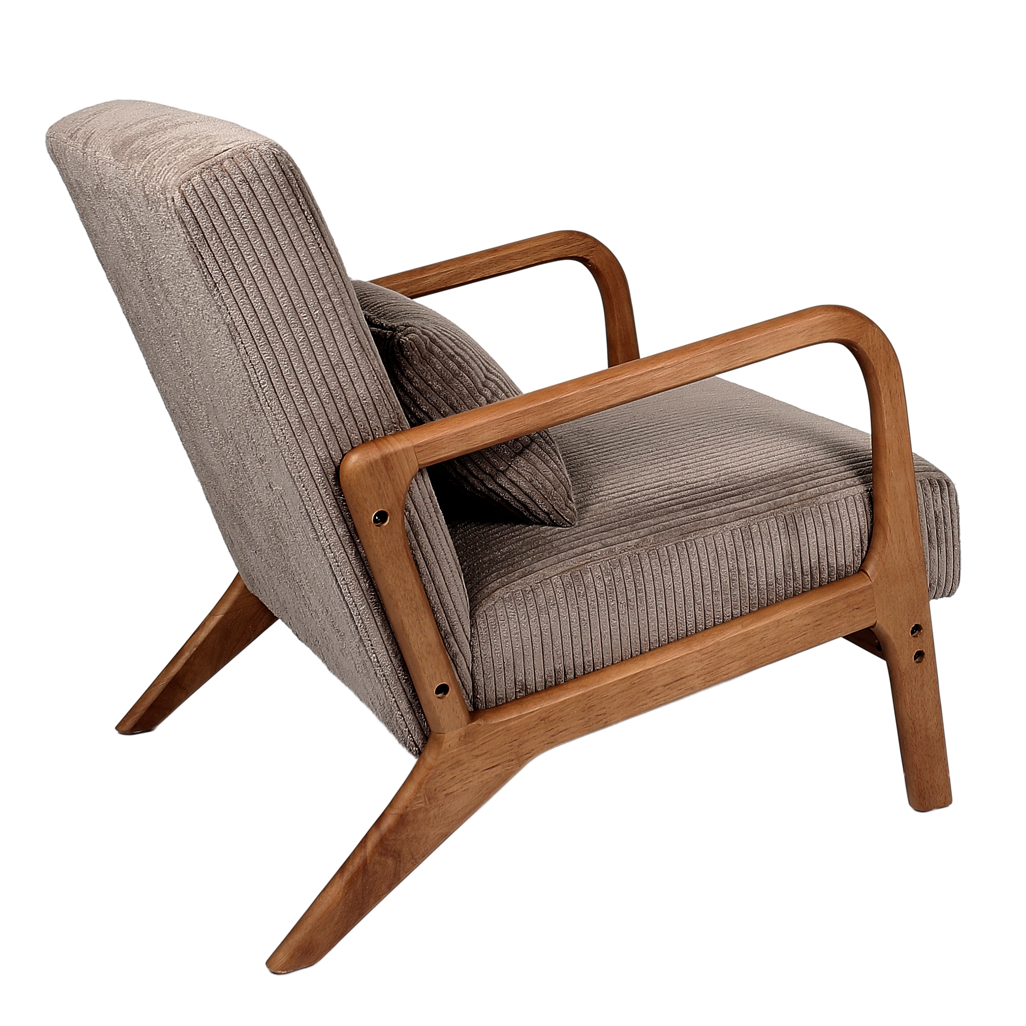 Fauteuil - HOME DECO FACTORY - Design - Confortable - Gris - 5