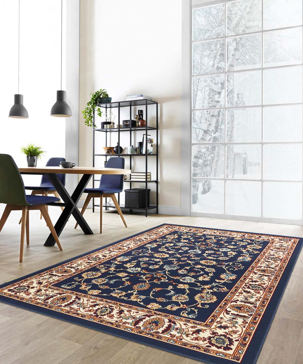 Dywan ROYAL SHIRAZ 100X300 cm NIEBIESKI | GalleryFarah1970