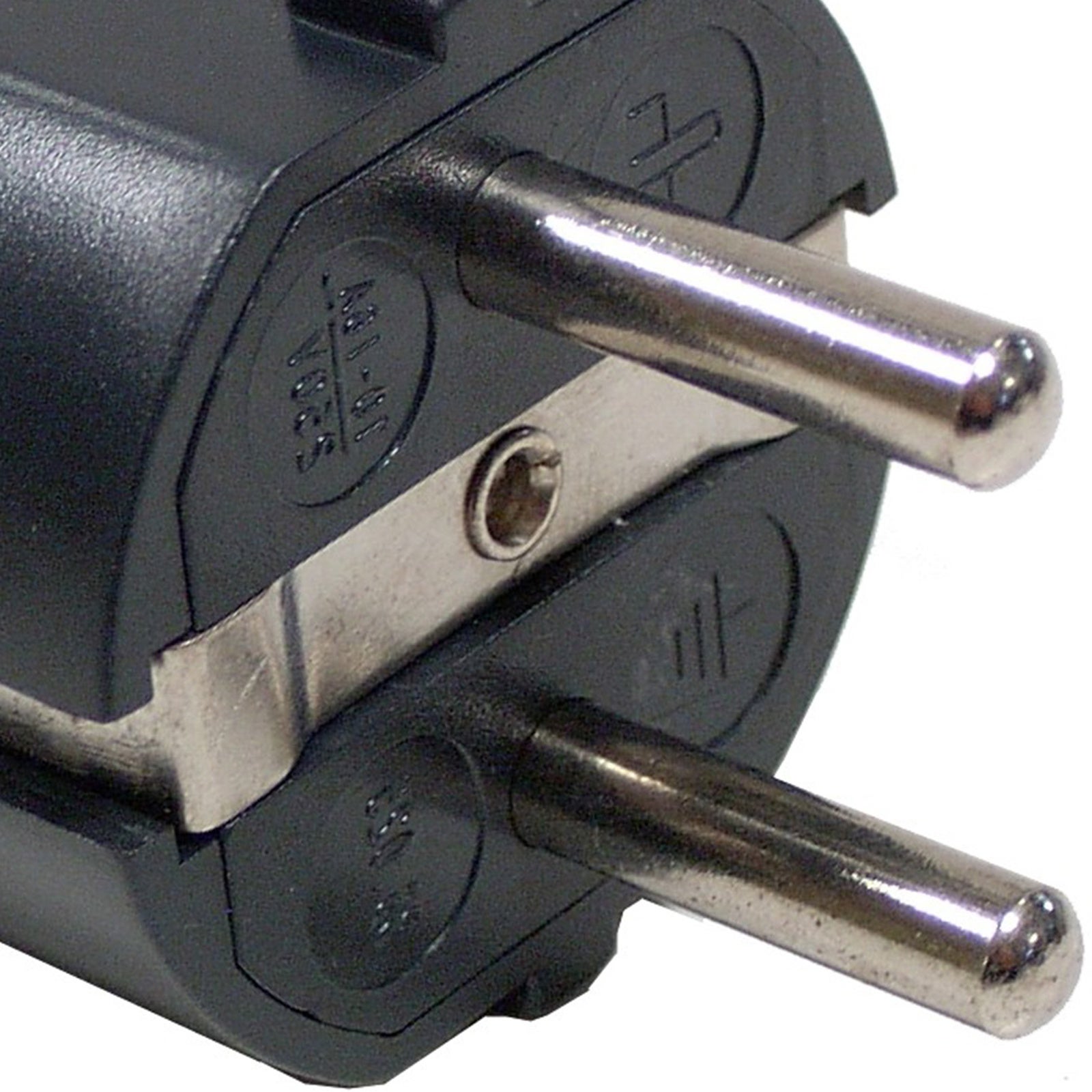 Cavo Alimentazione Per Frigorifero – Spina Schuko Angolata – Presa C13 Dritta – 7 Metri Nero