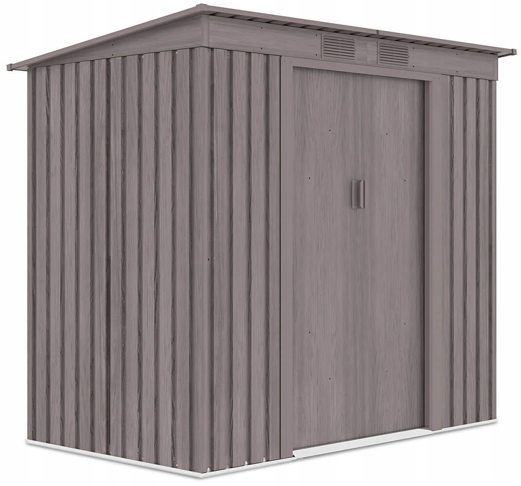 Domek Ogrodowy Narzędziowy na Narzędzia Szopa OREGON 201x121x176cm Metalowy 1 szt