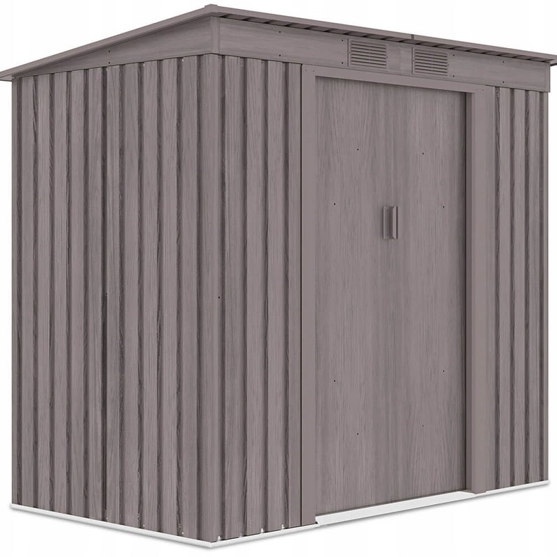 Domek Ogrodowy Narzędziowy na Narzędzia Szopa OREGON 201x121x176cm Metalowy 1 szt