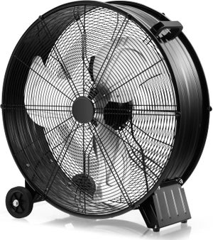 VEVOR Ventilateur à Tambour Industriel 76 cm 13000 CFM 3 Vitesses pour