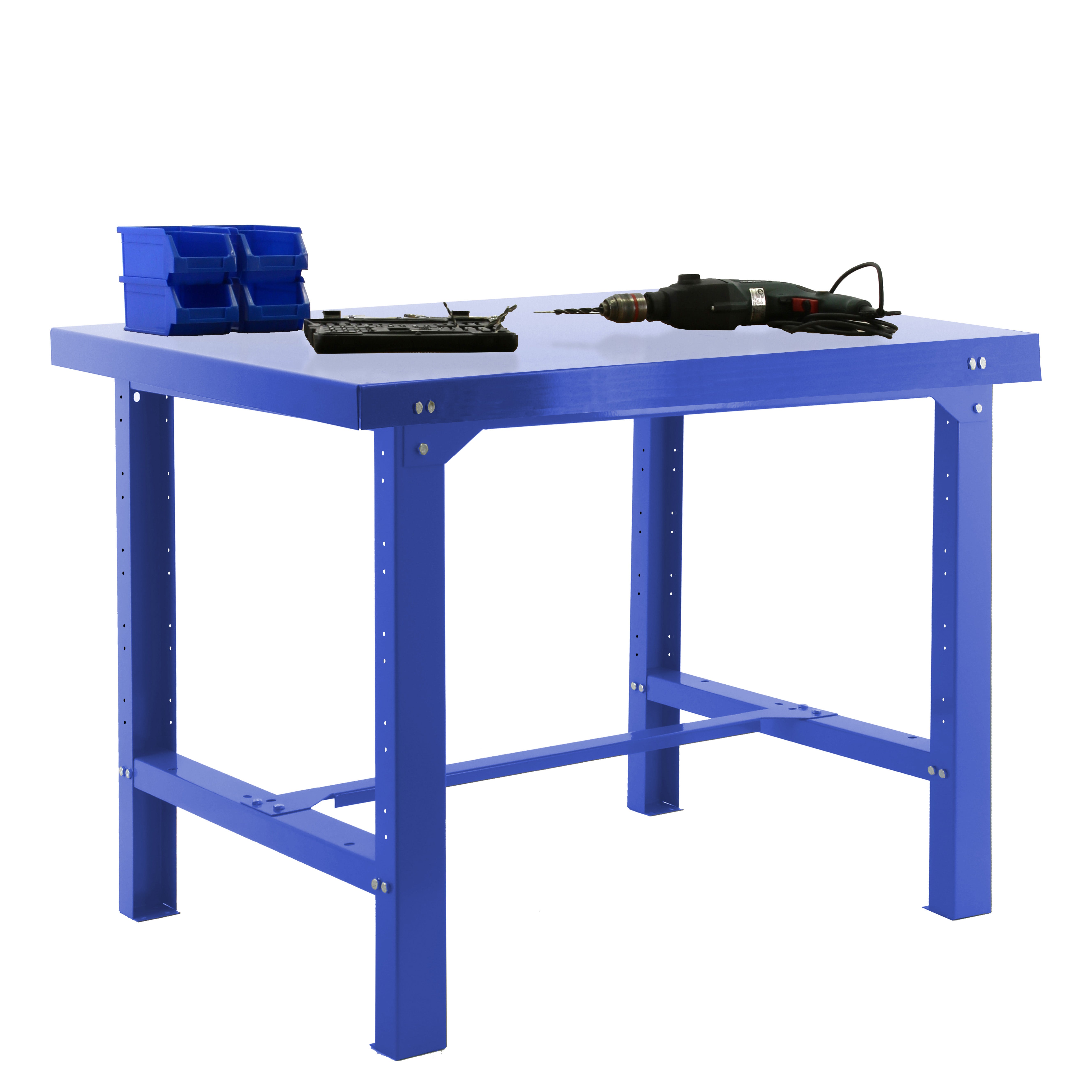 Bancada de trabalho SIMONWORK (83x180x73cm) AZUL - 4