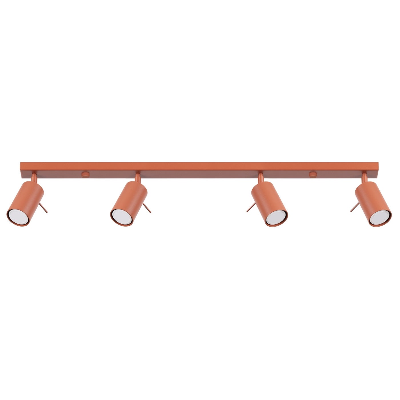 Reflektor sufitowy spot natynkowy Ring listwa ochra czerwona 4xGU10x10W wym: 17 x 81 x 6 cm metal Sollux Lighting