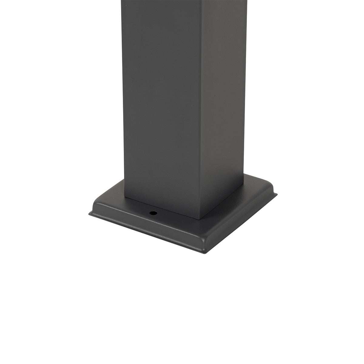 Lampione da esterno smart grigio scuro con vetro fumé 45 cm incl. WiFi P45 - Malios - 9