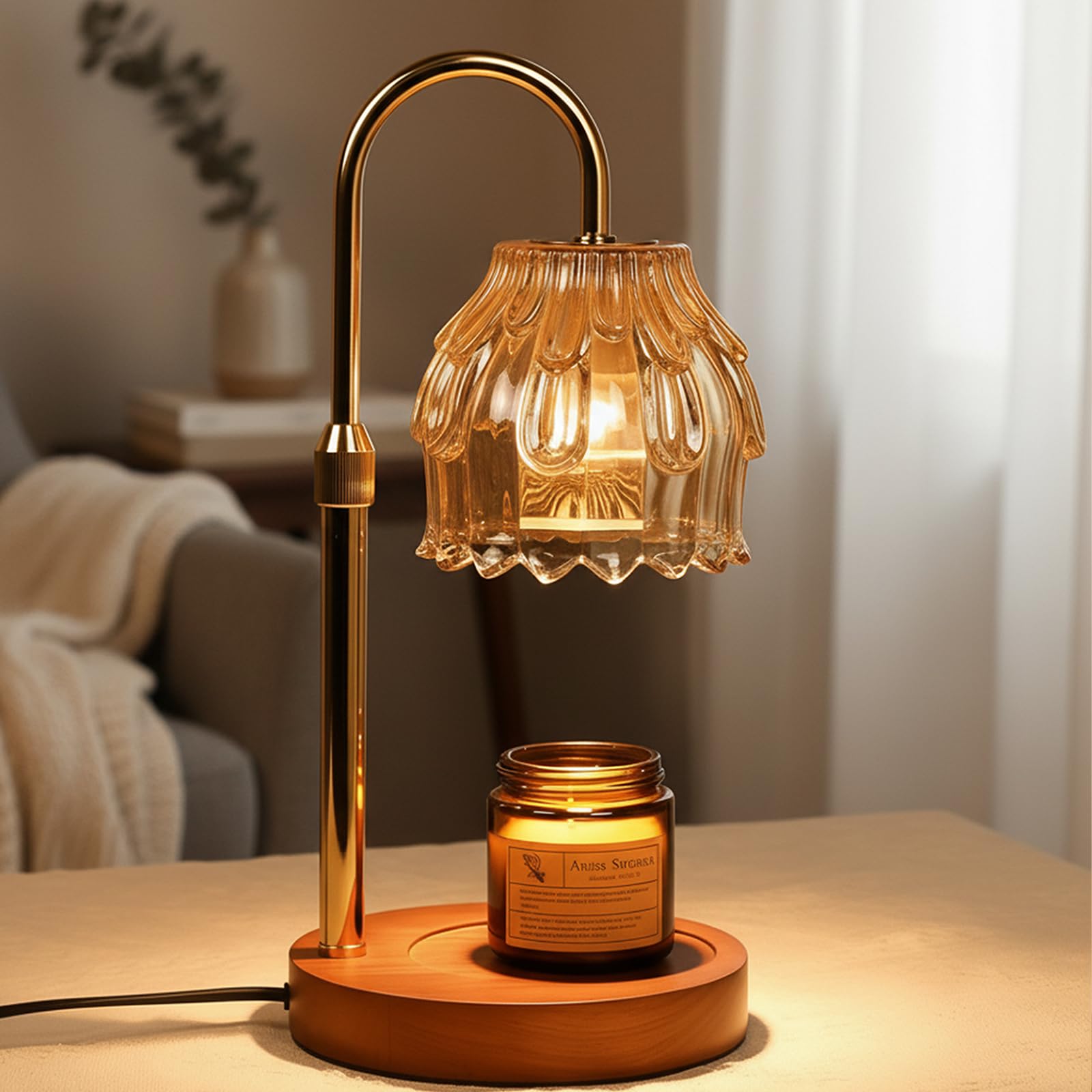 Lampe chauffebougie avec minuterie et variateur d'intensité Lampe — free download