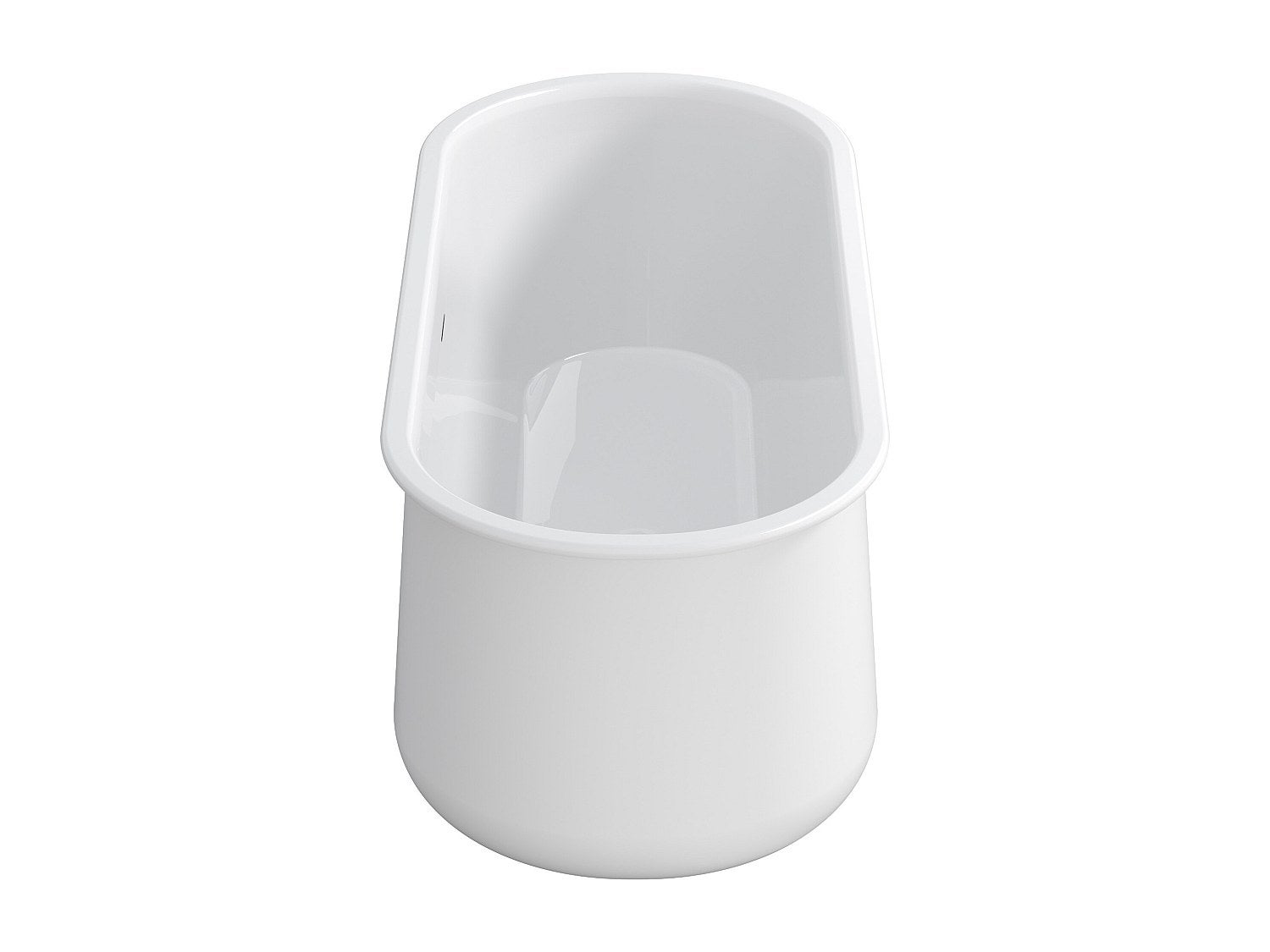 Baignoire îlot - 160 x 74 x 60 cm - Blanc mat - 234 L - CALDRIA - 4