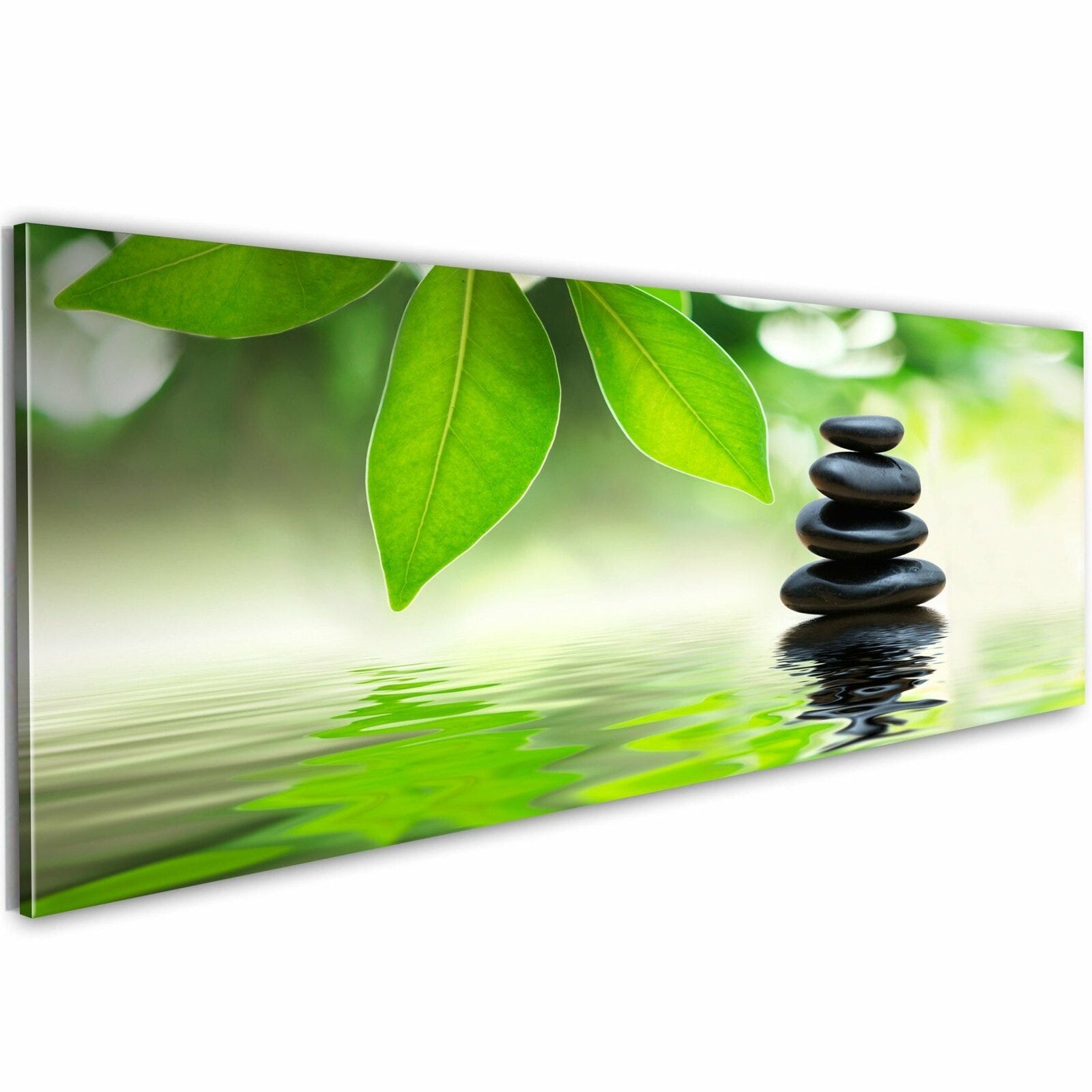 Tableau Nature Et Zen 150 X 50 Cm Leroy Merlin Tableau nature et zen 150 x 50 cm leroy merlin