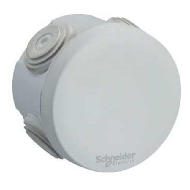 Schneider ENN05001 - Boite de dérivation Mureva Box - IP55 + embouts - ?60 mm - gris