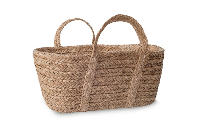 Panier Range-Bûches Naturel Grand 65X55X30Cm