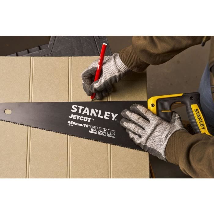 Stanley - Scie Égoïne JetCut Blade Armor - Spéciale Parquet - 2-20-180 - 5