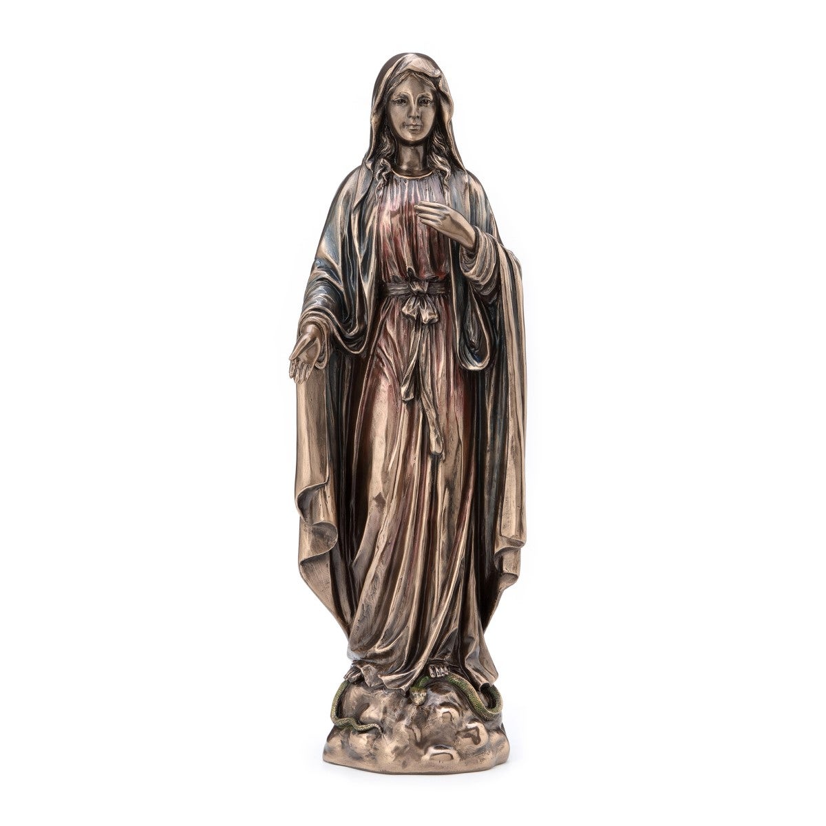 By sigris figura virgen maria crudo de resina 28*8*10cm figura de navidad
