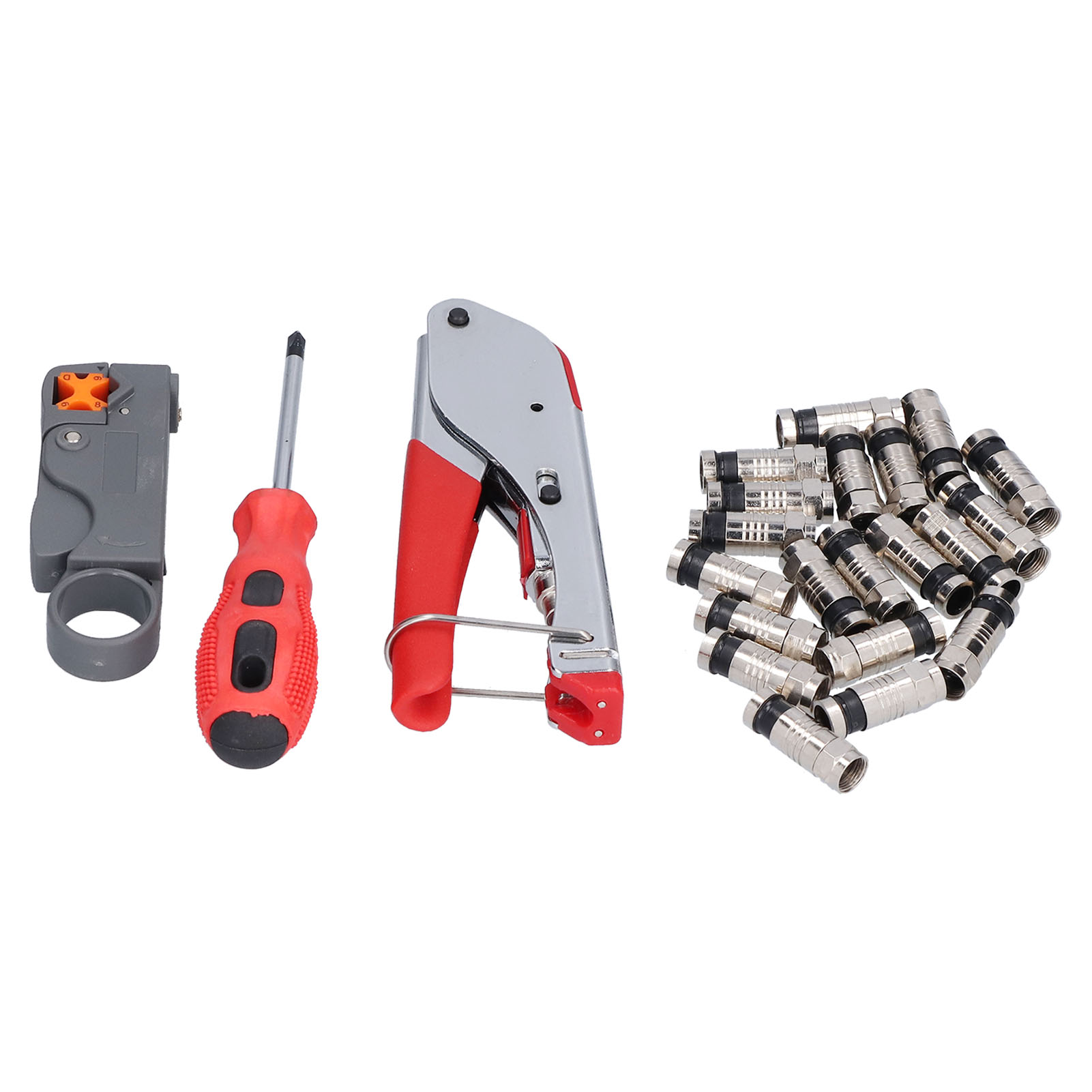 Outil De Compression Coaxial Avec Manuel D'instructions